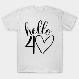 40th birthday design T-Shirt